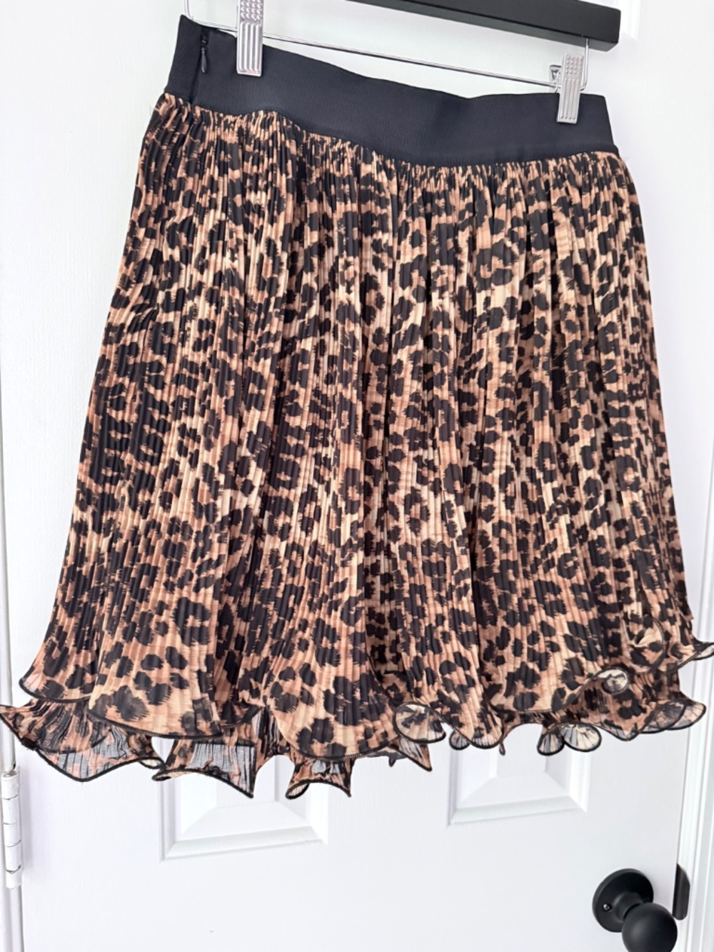 NWT MILLY LEOPARD skirt